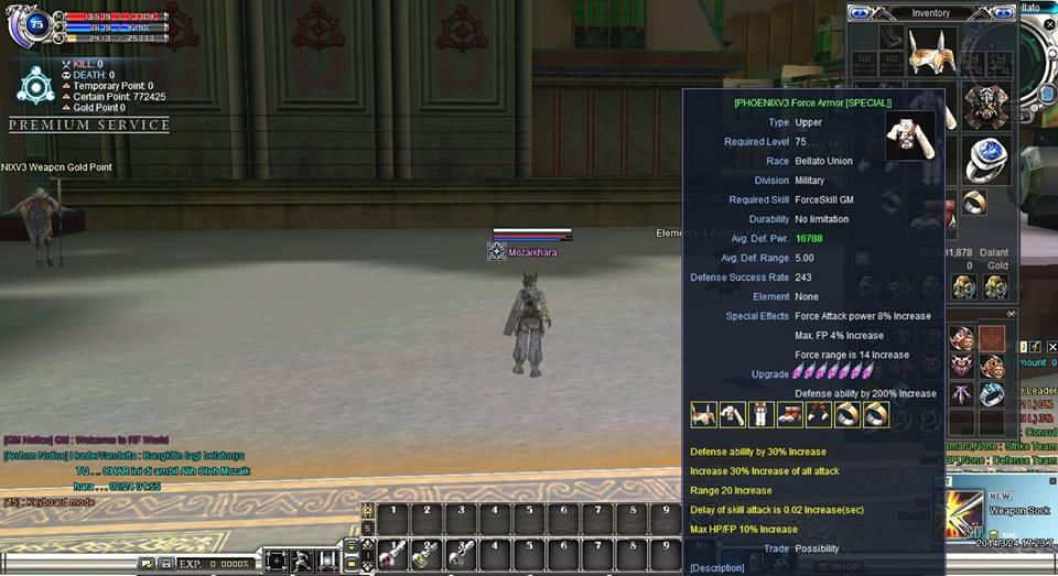 Ramein RF online PS ane gan , up jam 19.00. (rf phoenix) full PVP