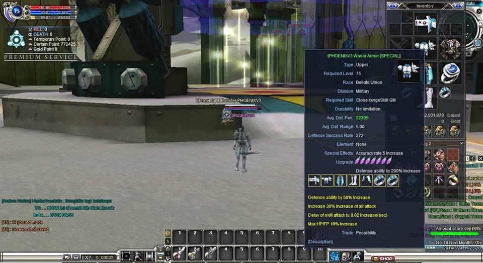 Ramein RF online PS ane gan , up jam 19.00. (rf phoenix) full PVP