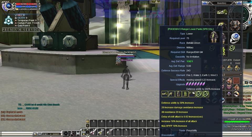 Ramein RF online PS ane gan , up jam 19.00. (rf phoenix) full PVP