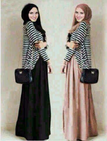 Pakaian Muslim, Dress, Couple, Bawahan Dan atasan keren-keren