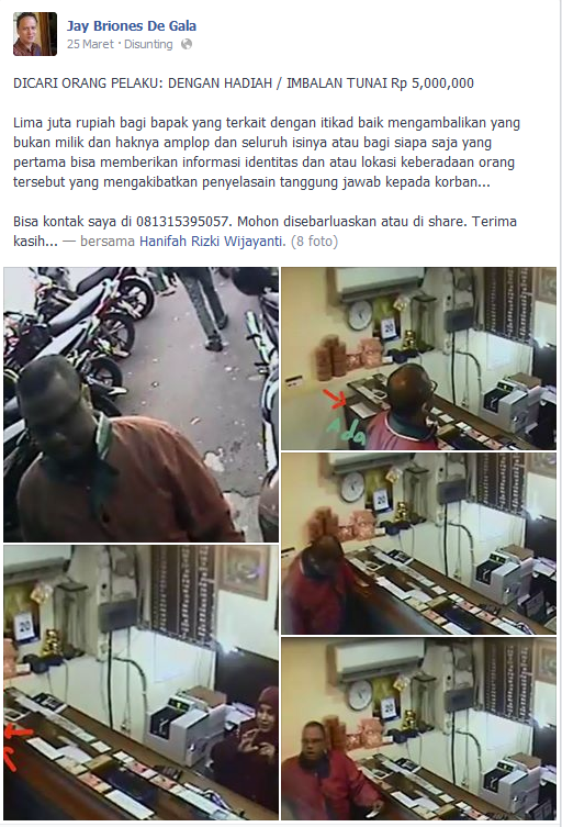 &#91;Bantu Share&#93; Pencurian? di dalam Money Changer kawasan Tebet Jakarta Selatan 