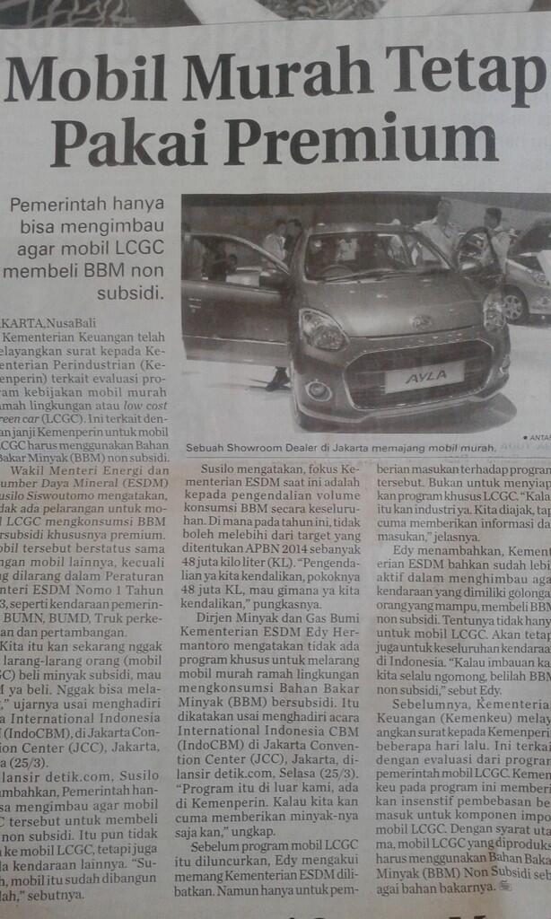 BBM Agya Ayla Kaskus: Komunitas, Informasi, dan Perdebatan Seputar Konsumsi Bahan Bakar