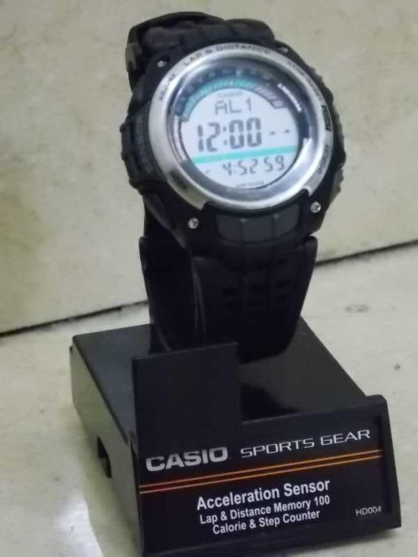 Terjual Jam Tangan Casio SGW Pedometer Compass Altimeter 