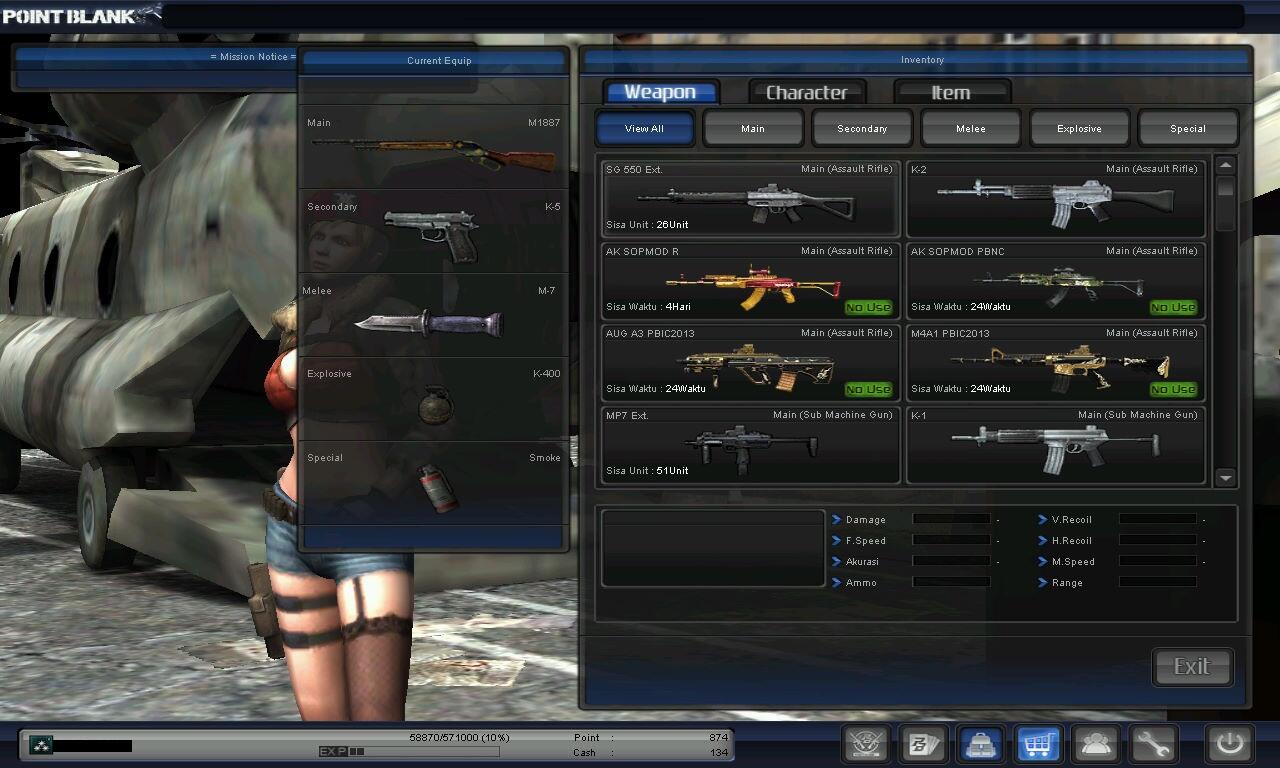 Char / ID Point Blank Major GOLD dan Colonel Kutip 1 Lengkap data *Djoko*