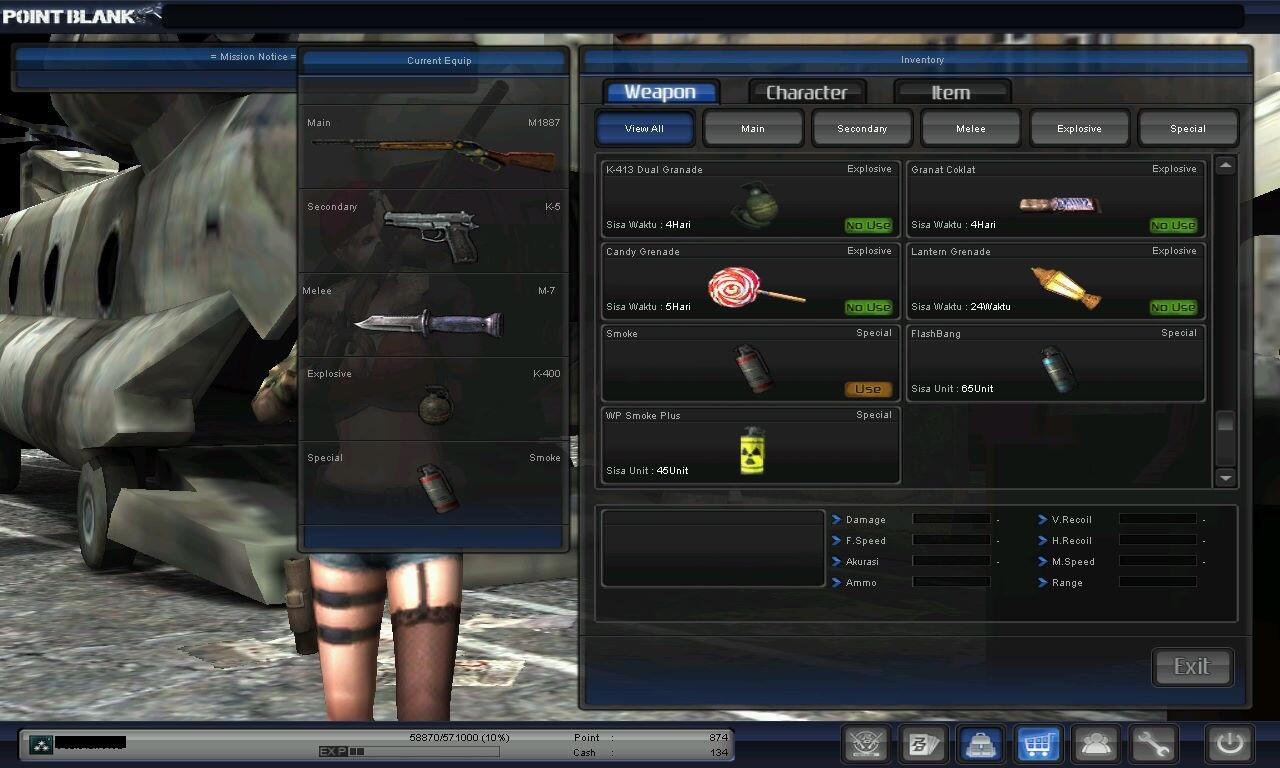 Char / ID Point Blank Major GOLD dan Colonel Kutip 1 Lengkap data *Djoko*