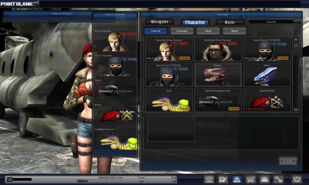 Char / ID Point Blank Major GOLD dan Colonel Kutip 1 Lengkap data *Djoko*