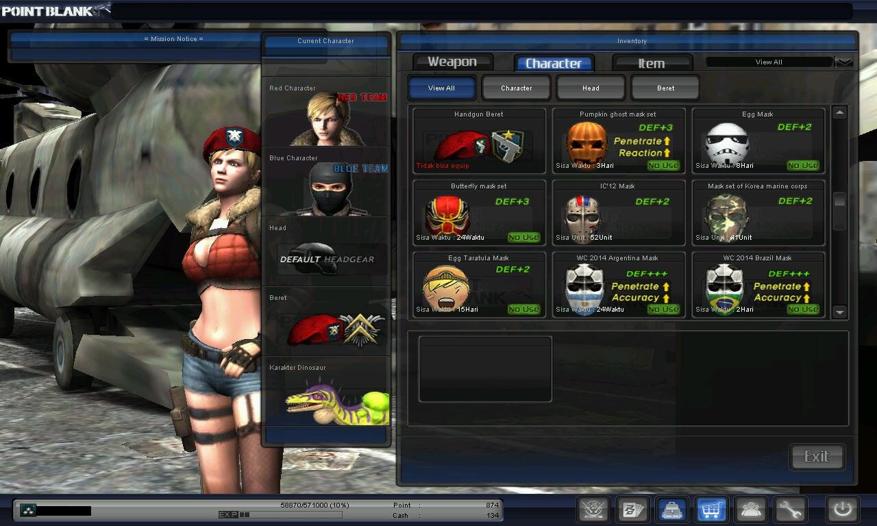 Char / ID Point Blank Major GOLD dan Colonel Kutip 1 Lengkap data *Djoko*