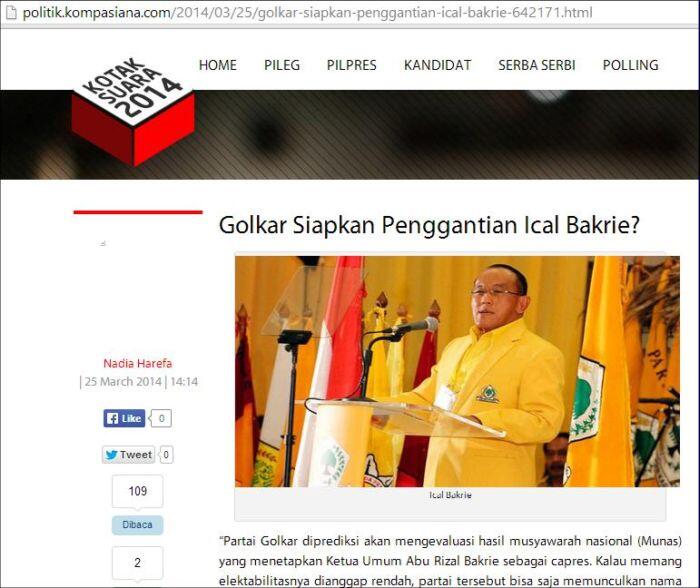 Ada Jusuf Kalla Di Balik Skandal Plesiran Ical – Marcella Zalianty?