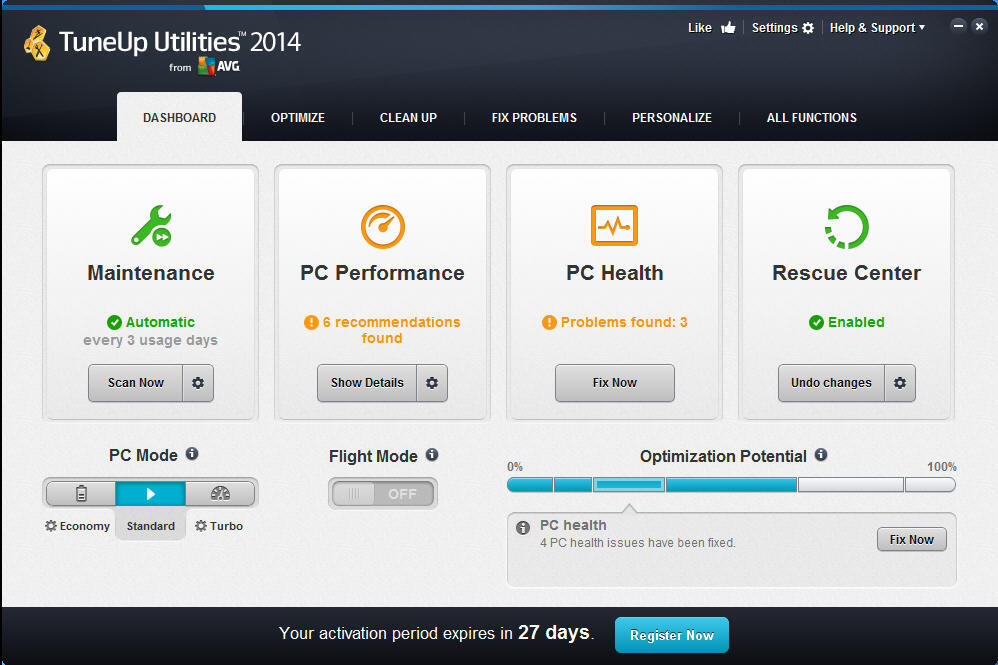 TuneUp Utilities 2014 14.0.1000.275 Full Keygen