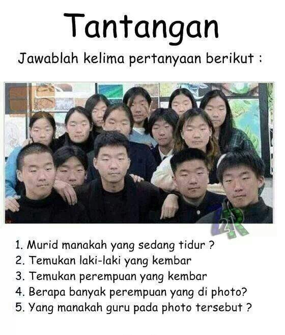 &#91;Tantangan&#93; Buktiin Bro Lo bisa jawab apa kaga nih :ngakak
