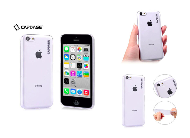 Capdase Karapace Finne DS Clear for iPhone 5C Clear