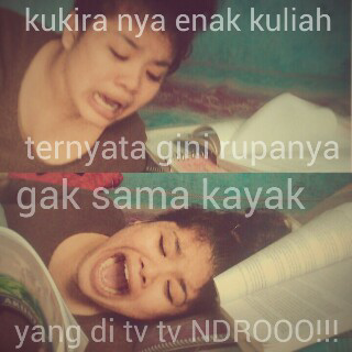 TS frustasi, derita mahasiswi tingkat akhir, ,, pengen ngakak masuk