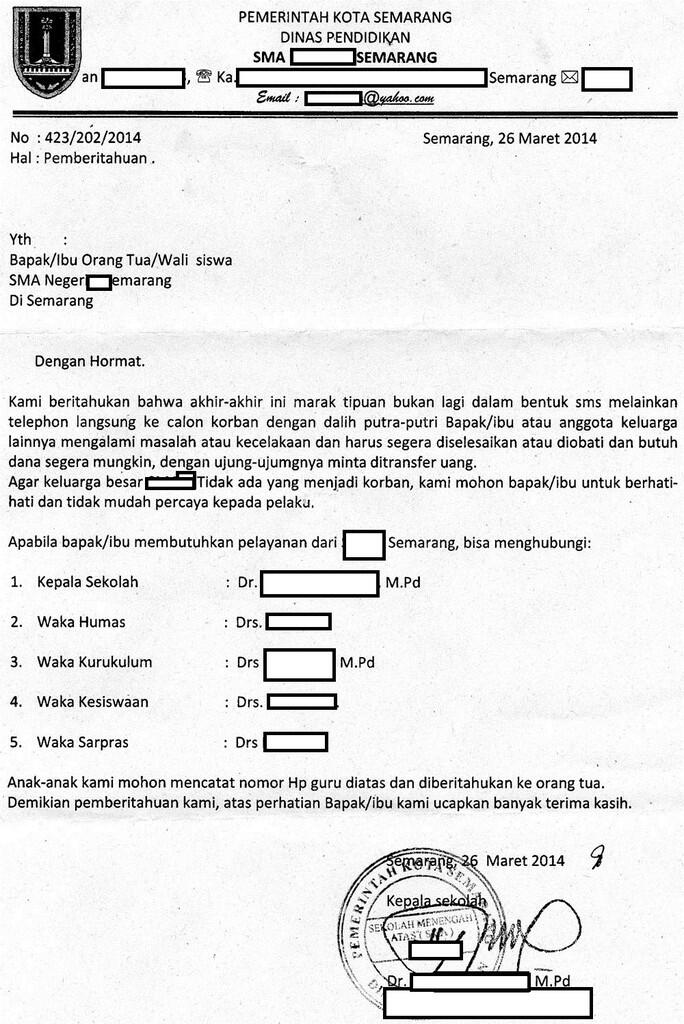 penipuan yang berkedok anak kecelakaan, terjadi di sma ane gan ! 