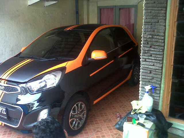 Jual STICKER  MOBIL  FULL BODY KAP MESIN ATAP BAGASI 