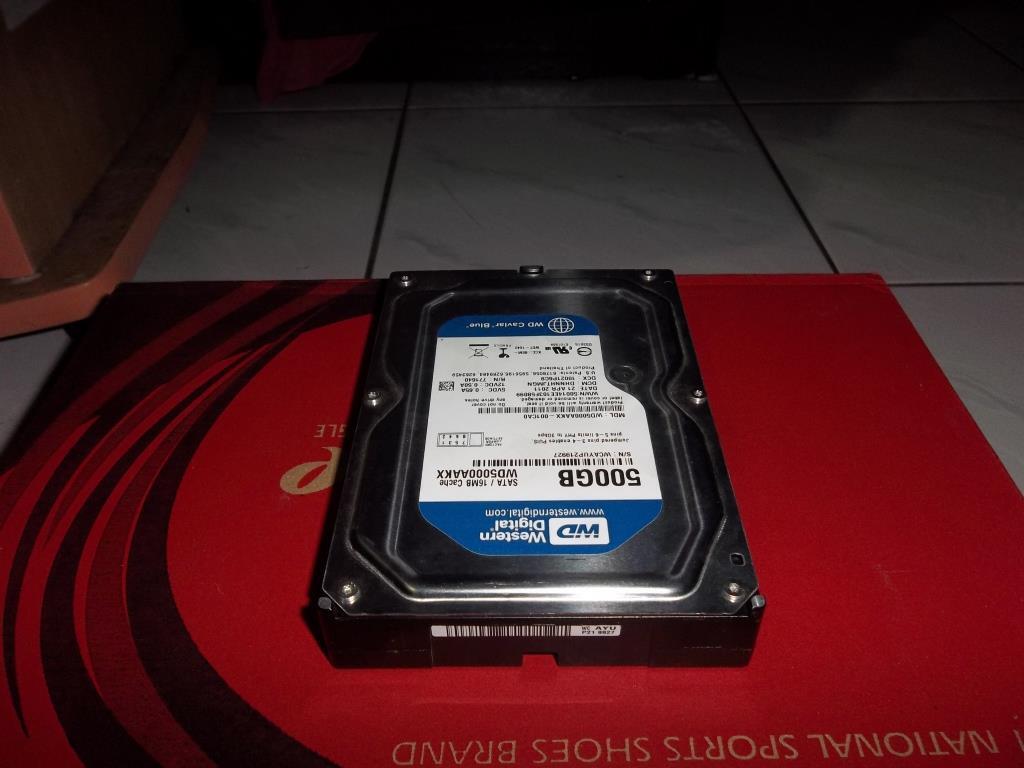 &#91;WTA&#93; Segel RMA HDD 3,5 WDC blue 500GB || Cendol ++