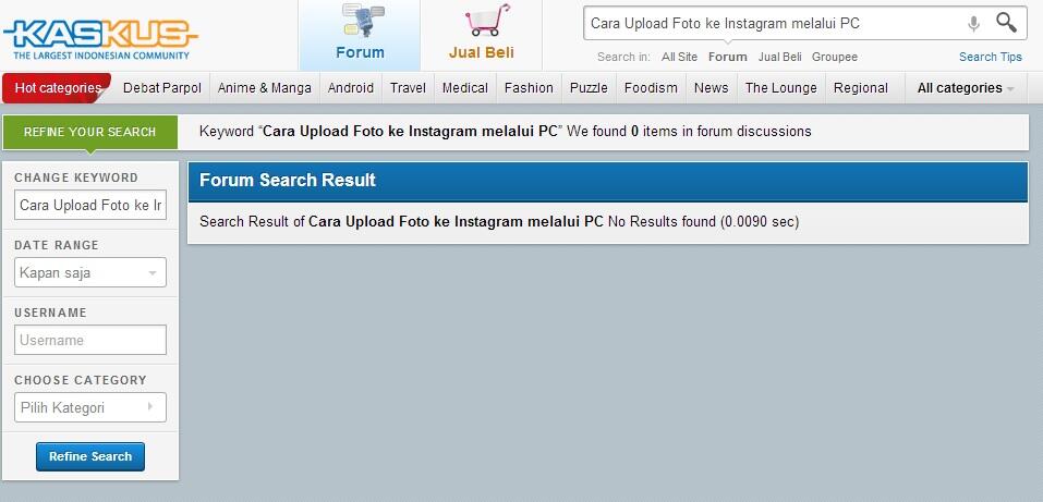Cara Upload Foto ke Instagram melalui PC