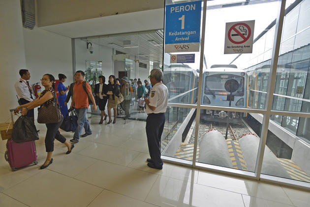 Canggihnya Kereta Api Bandara Kuala Namu