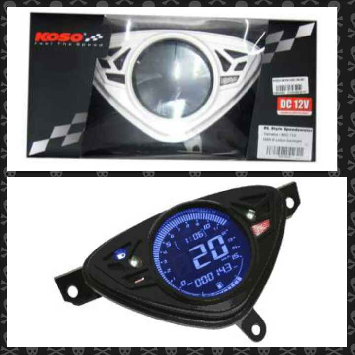Speedometer digital koso yamaha mio