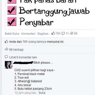 Ada yang mau jadi suaminya dia?