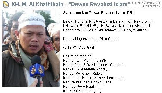 FUI: Jokowi jangan kebelet jadi Presiden ! Mayoritas Umat Kami pilih yg Pro Syariah !