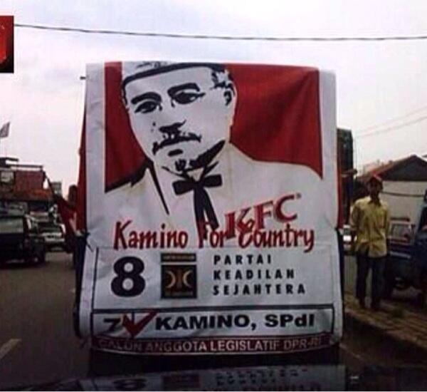 Calon DPR asal amerika nyalon di indonesia