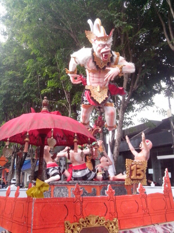 Foto ogoh-ogoh (kerennn bgt gan)