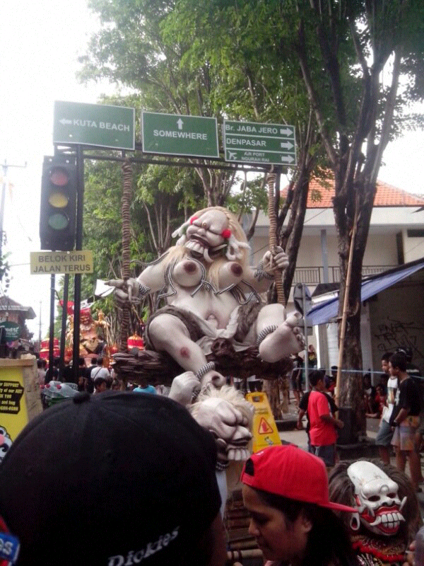 Foto ogoh-ogoh (kerennn bgt gan)