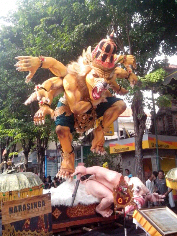 Foto ogoh-ogoh (kerennn bgt gan)