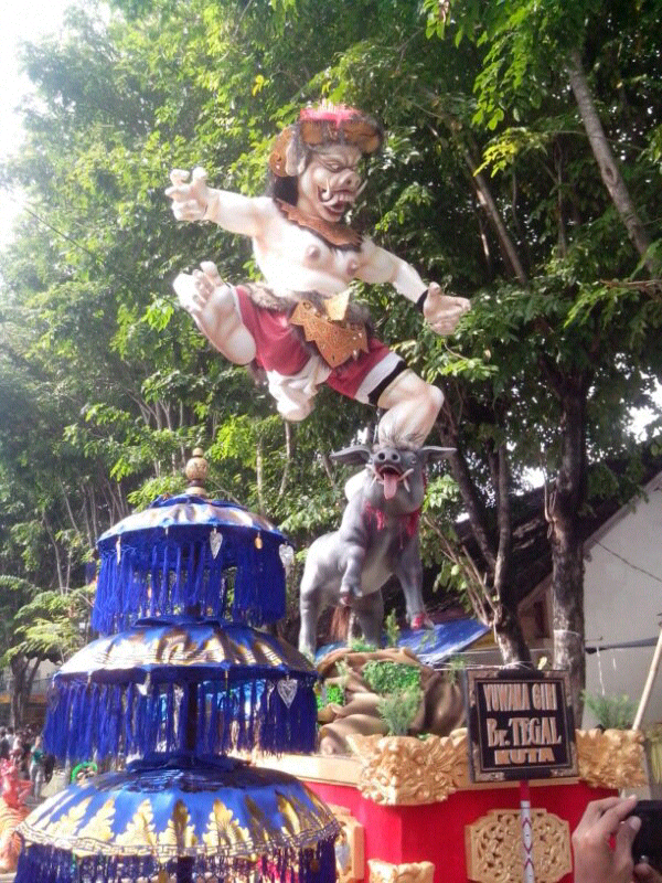 Foto ogoh-ogoh (kerennn bgt gan)