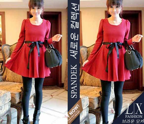 dress komik red B665 (SUPPLIER LADY CLOTH)