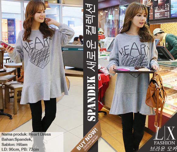 blouse heart B667 (SUPPLIER LADY CLOTH)