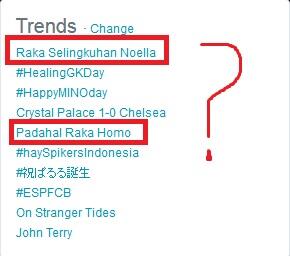 Kepo Sikit Gan, Padahal Raka Homo, Maksudnya Apaan Ya ? Jd Trending Di Twitter ?