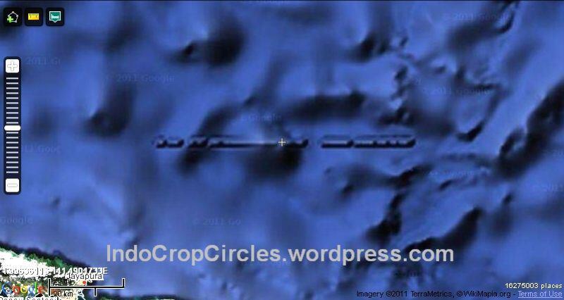 Misteri: Wow! Struktur Mirip “Tembok” Lurus di Dalam Laut Utara Papua
