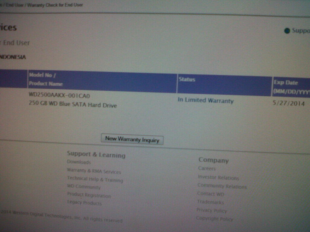 Hardisk Internal WD CaviarBlue