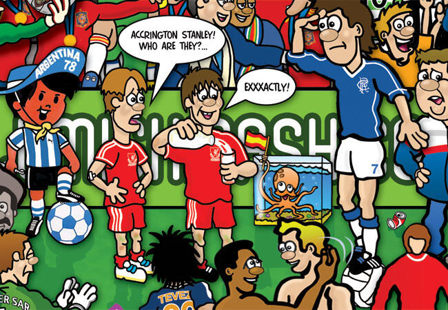 Ilustrasi Lengkap Kejadian-Kejadian Bersejarah di Dunia Sepakbola Dalam SATU GAMBAR