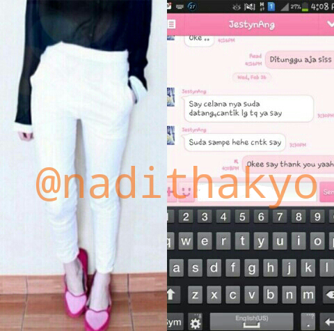 COTTON STRETCH PANTS - CELANA ANTI BEGAH