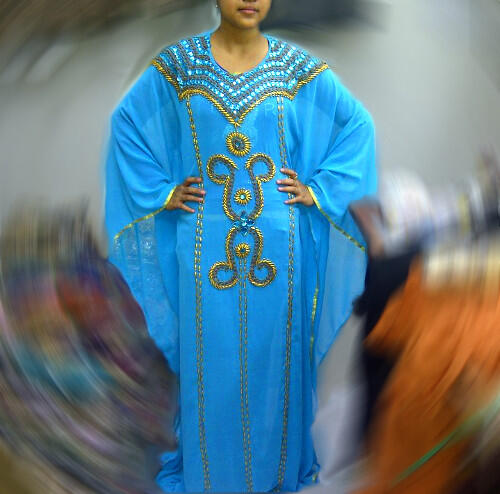 Dress Pesta Kaftan Syahrini