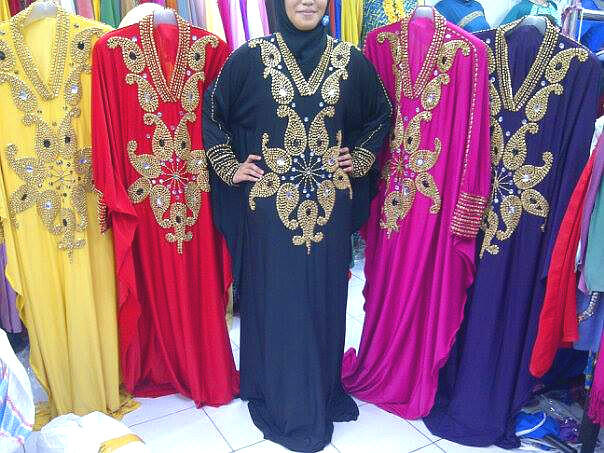 Dress Pesta Kaftan Romaine