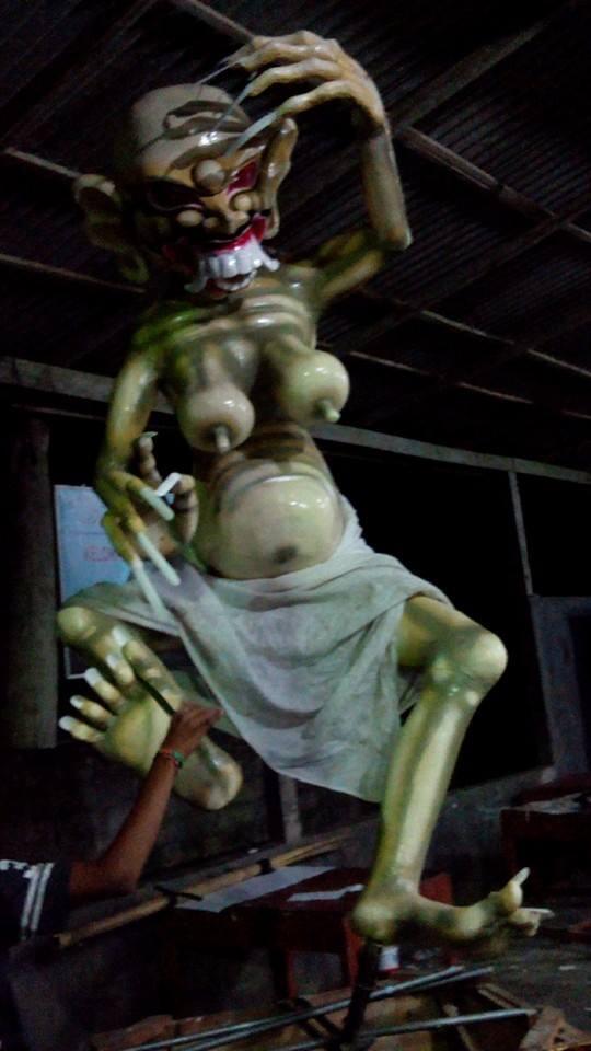 &#91;FULL PIC&#93; Jelang Nyepi, Warga Bali Arak Ogoh-ogoh Hari Ini - KEREN GAN !!!