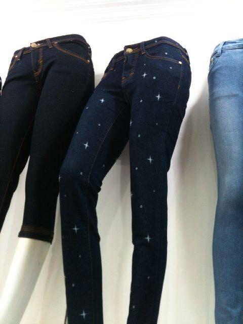 CELANA JEANS WANITA GARMENT MOTIF BINTANG NEW