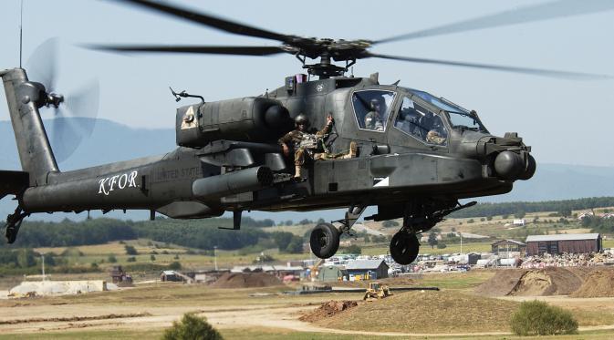 `Psywar`, TNI AD Tempatkan Helikopter Canggih Apache di Natuna