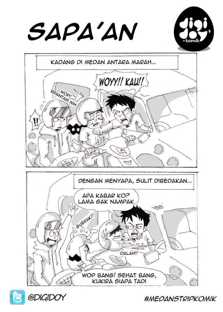 Ini Cerita Kami dari Medan dalam Komik Strip