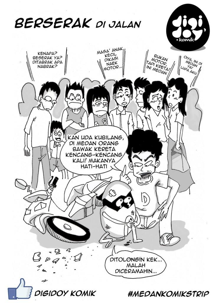 Ini Cerita Kami dari Medan dalam Komik Strip