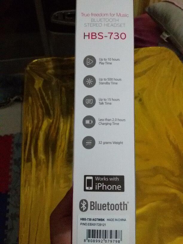 Jual Bluetooh Stereo Merk LG HBS-730 Original Murah Hanya Rp 425,000