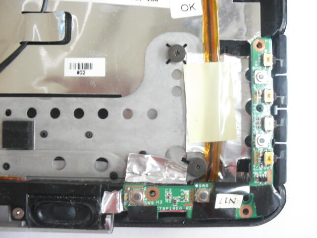 Casing LCD back cover set HP TX1000 tablet pc, part copotan