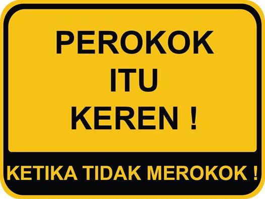 Merokok keren gan, ketika ....