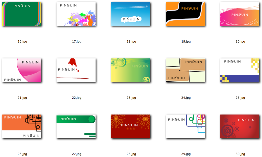 Jual [pin9uin] Desain & Cetak Kartu Nama Magnet [Tempelan 