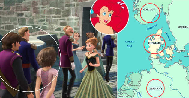 TERNYATA film animasi “Frozen” – “Tangled” – “The Little Mermaid” ada hubungan cerita