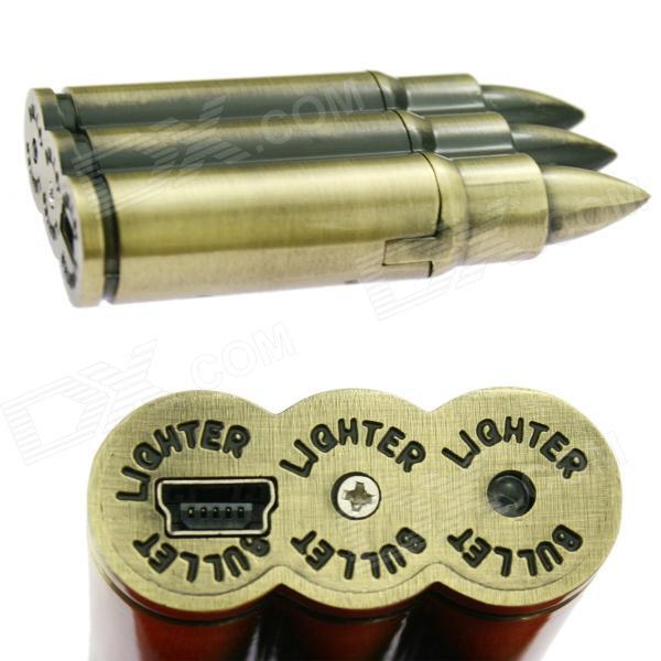 USB Lighter Peluru (Recharger NEW)