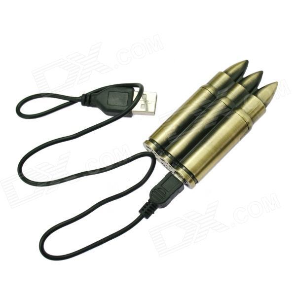 USB Lighter Peluru (Recharger NEW)